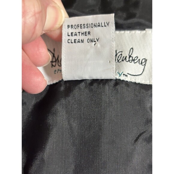 Diane Von Furstenberg The Color Authority Pig Skin Pink Vest Artsy Indie Sz 1X - Picture 6 of 6